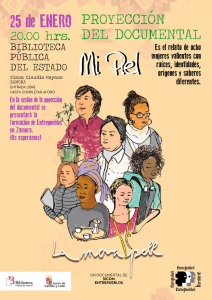 Zamora: Proyección Mi piel @ Biblioteca Pública Zamora