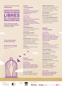 Encuentros internacionales feministas: Construyamos territorios libres de violencias machistas