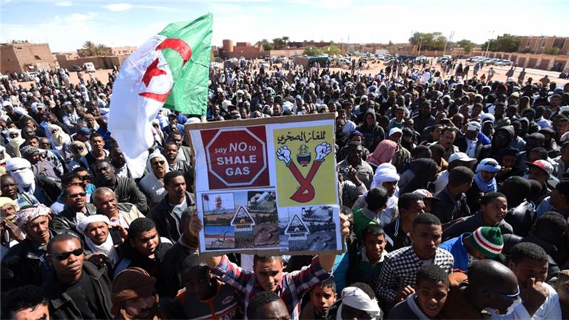 Levantamiento anti-fracking en Ain Salah, Argelia