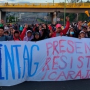 Protesta por la megaminería en Intag