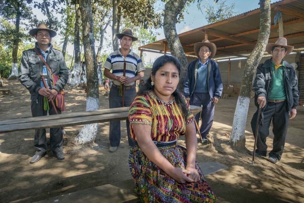 Marcela Chacach, líder cakchiquel de la comunitat Loma Alta, de Guatemala, fotografiada por Gervasio Sánchez.